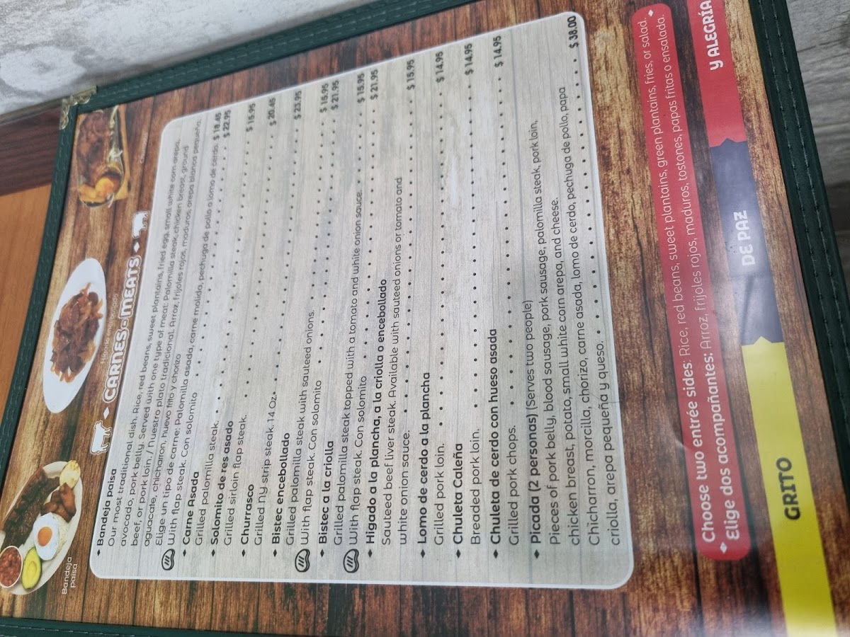 La Antioqueña Café & Restaurant Menu - Image 3