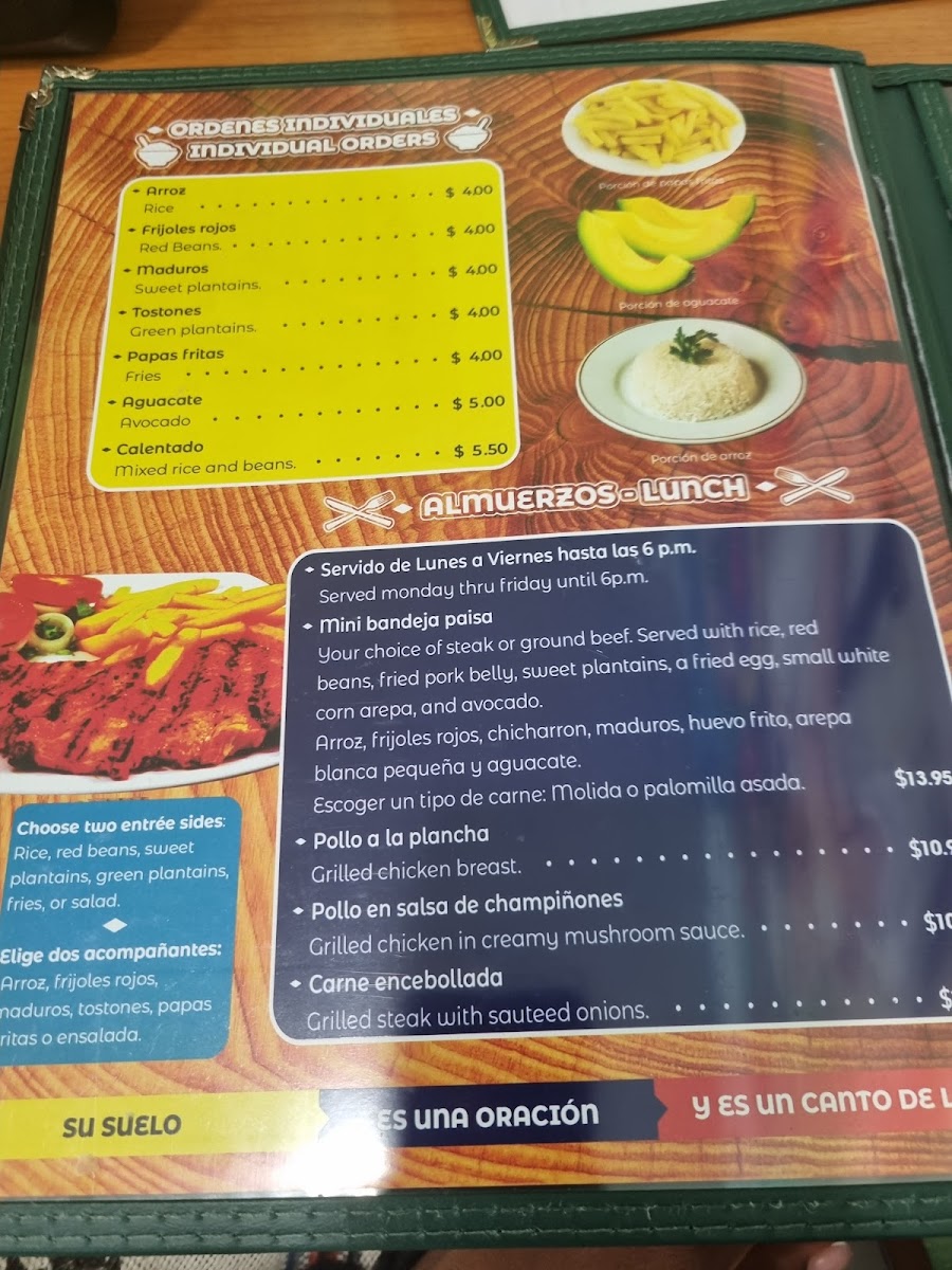 La Antioqueña Café & Restaurant Menu - Image 4